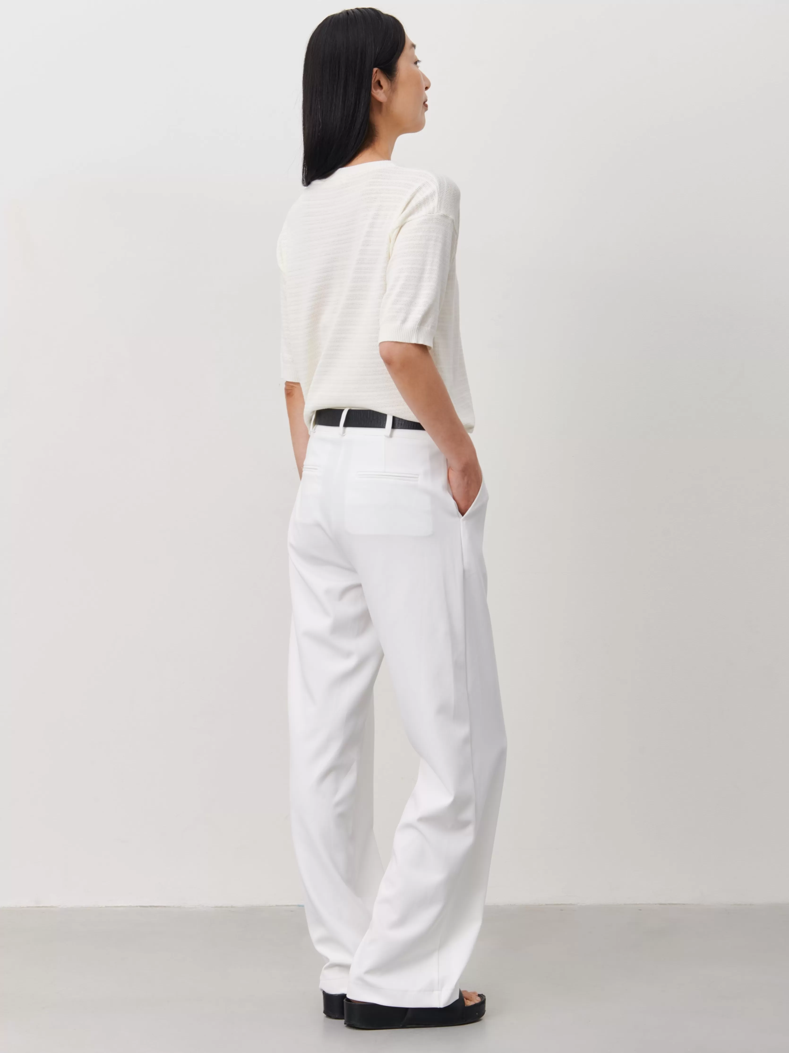 Jane Lushka Alinda Long Pants | White