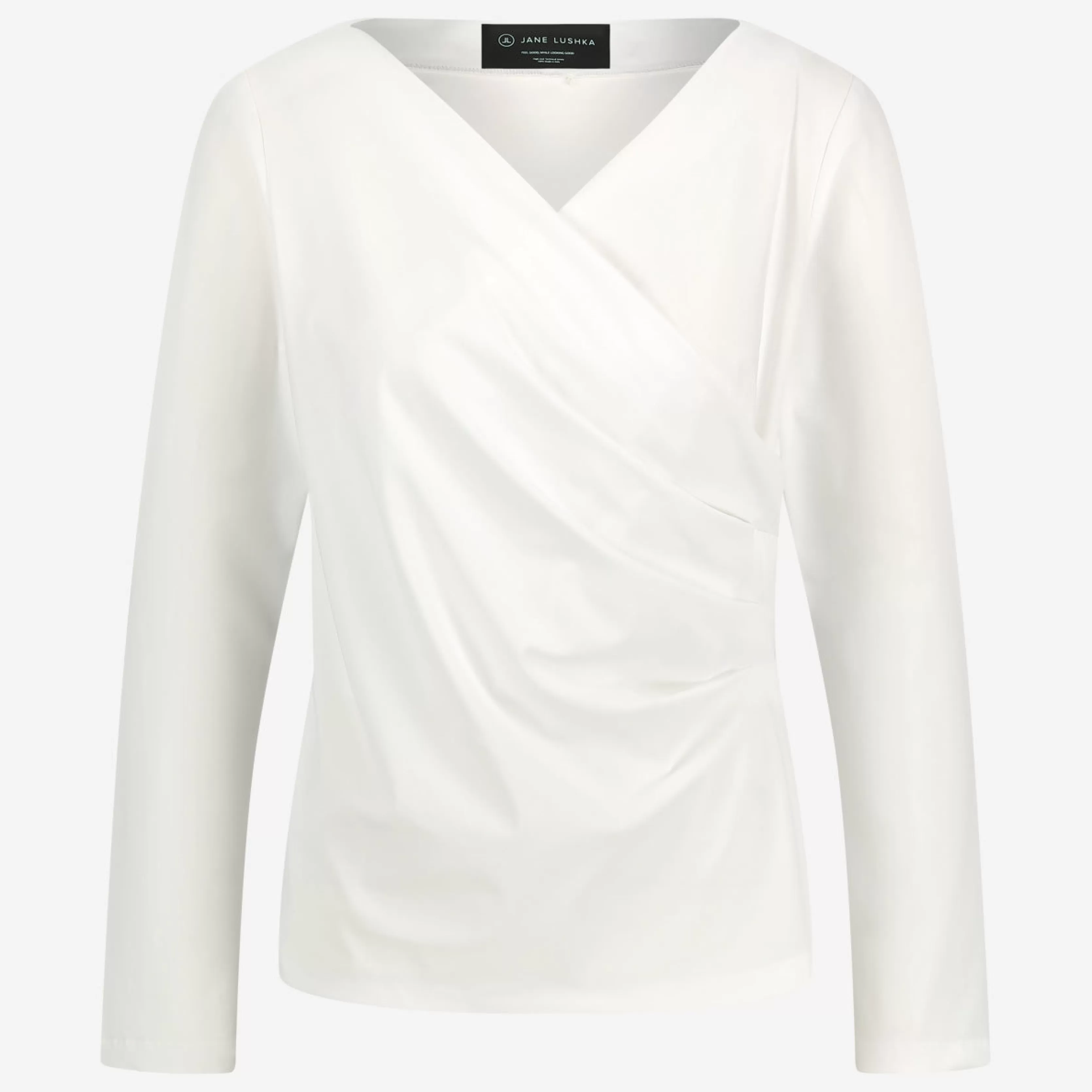 Jane Lushka Alise Blouse Technical Jersey | White