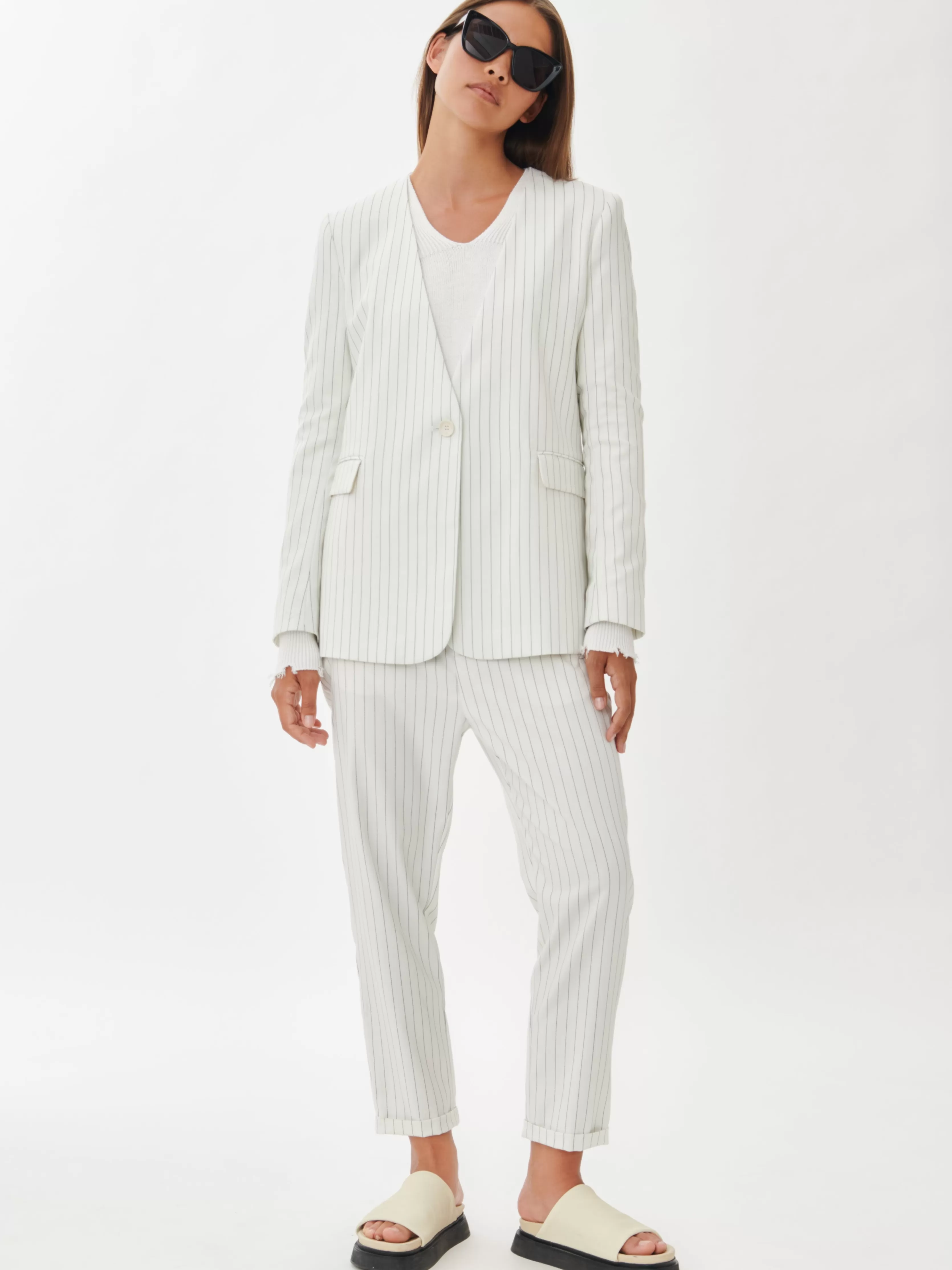 Jane Lushka Alma Blazer | White