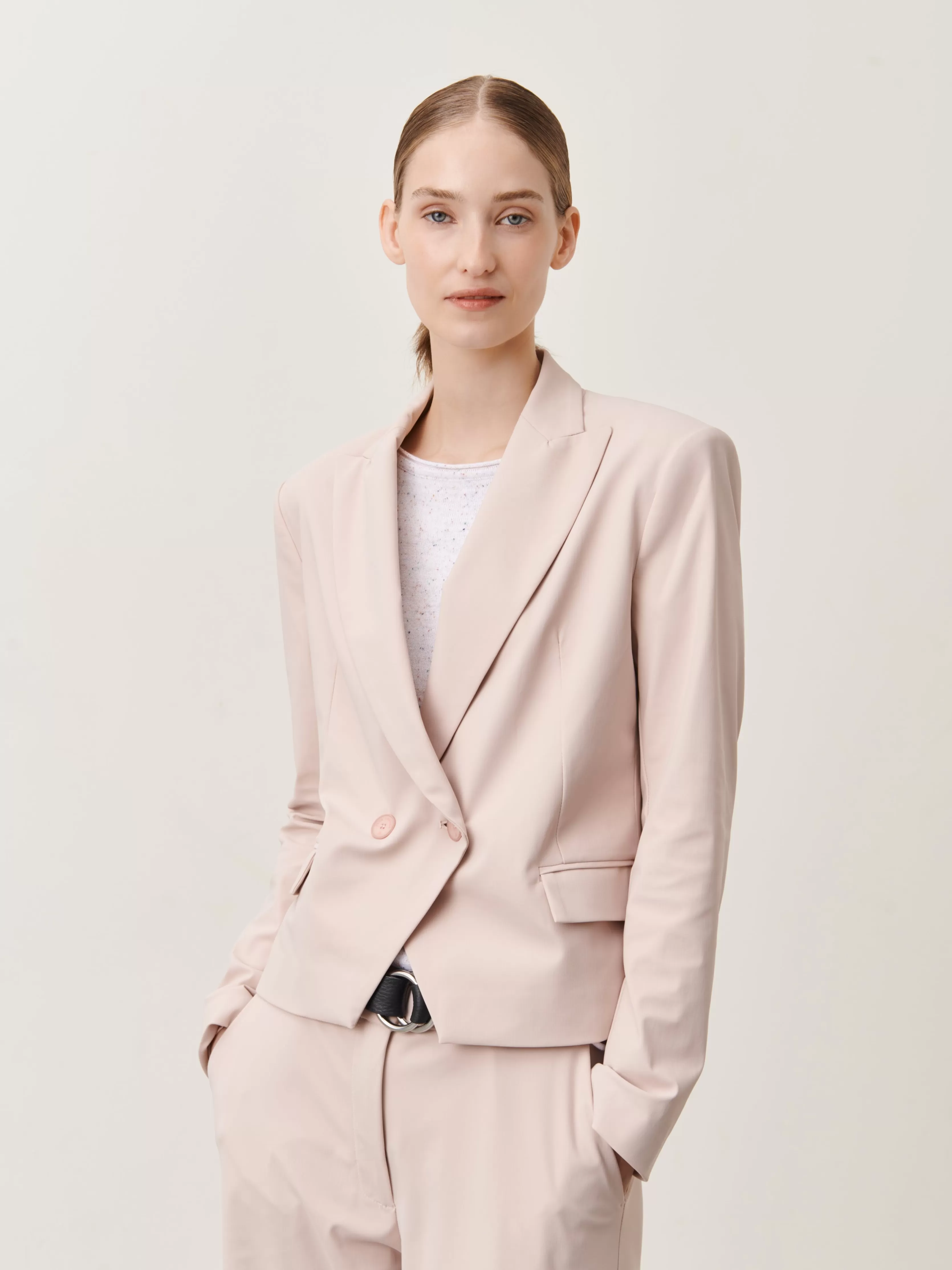 Jane Lushka Bart Blazer Technical Jersey | Pudra