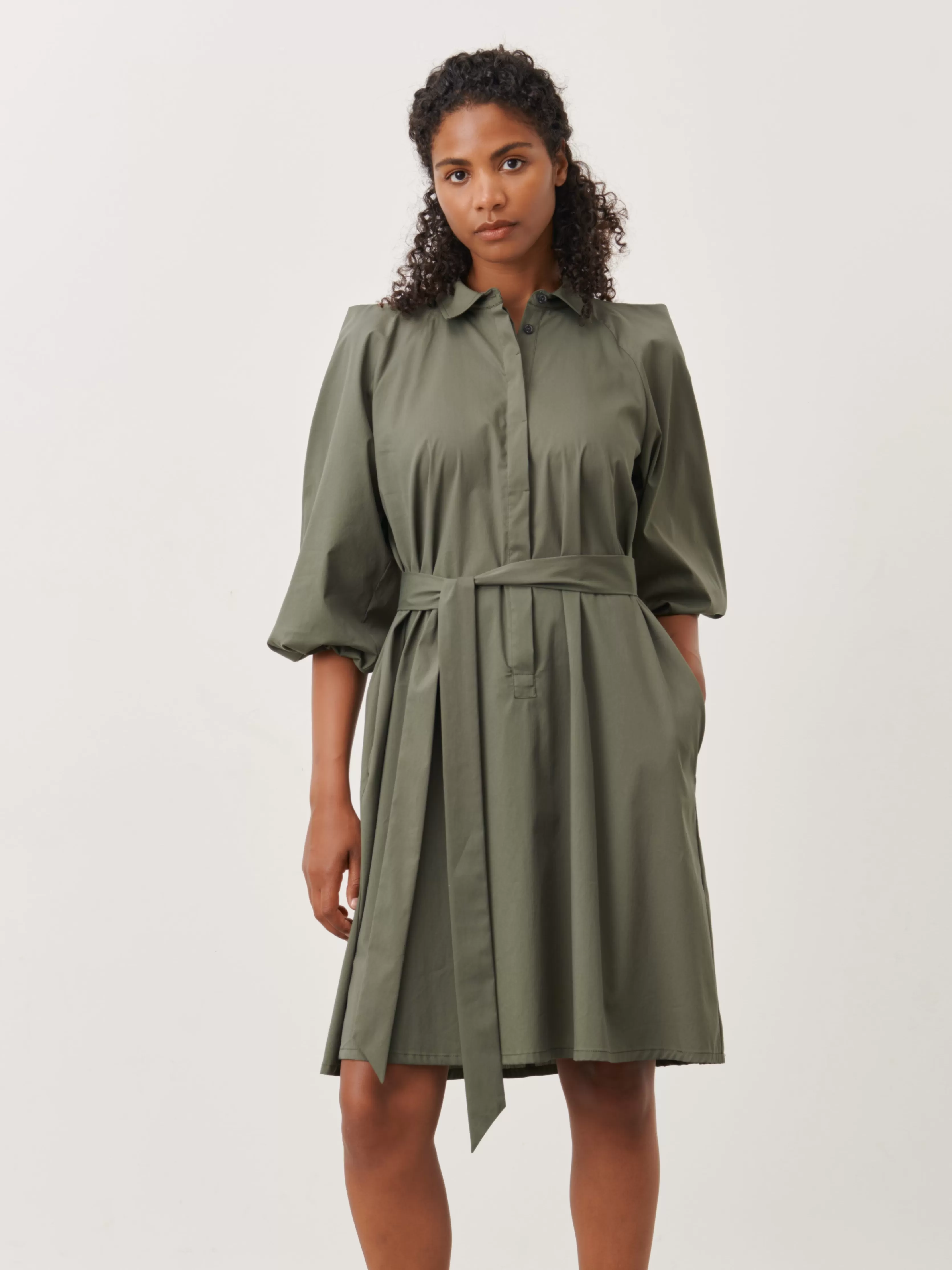 Jane Lushka Carlen Dress Short | Army