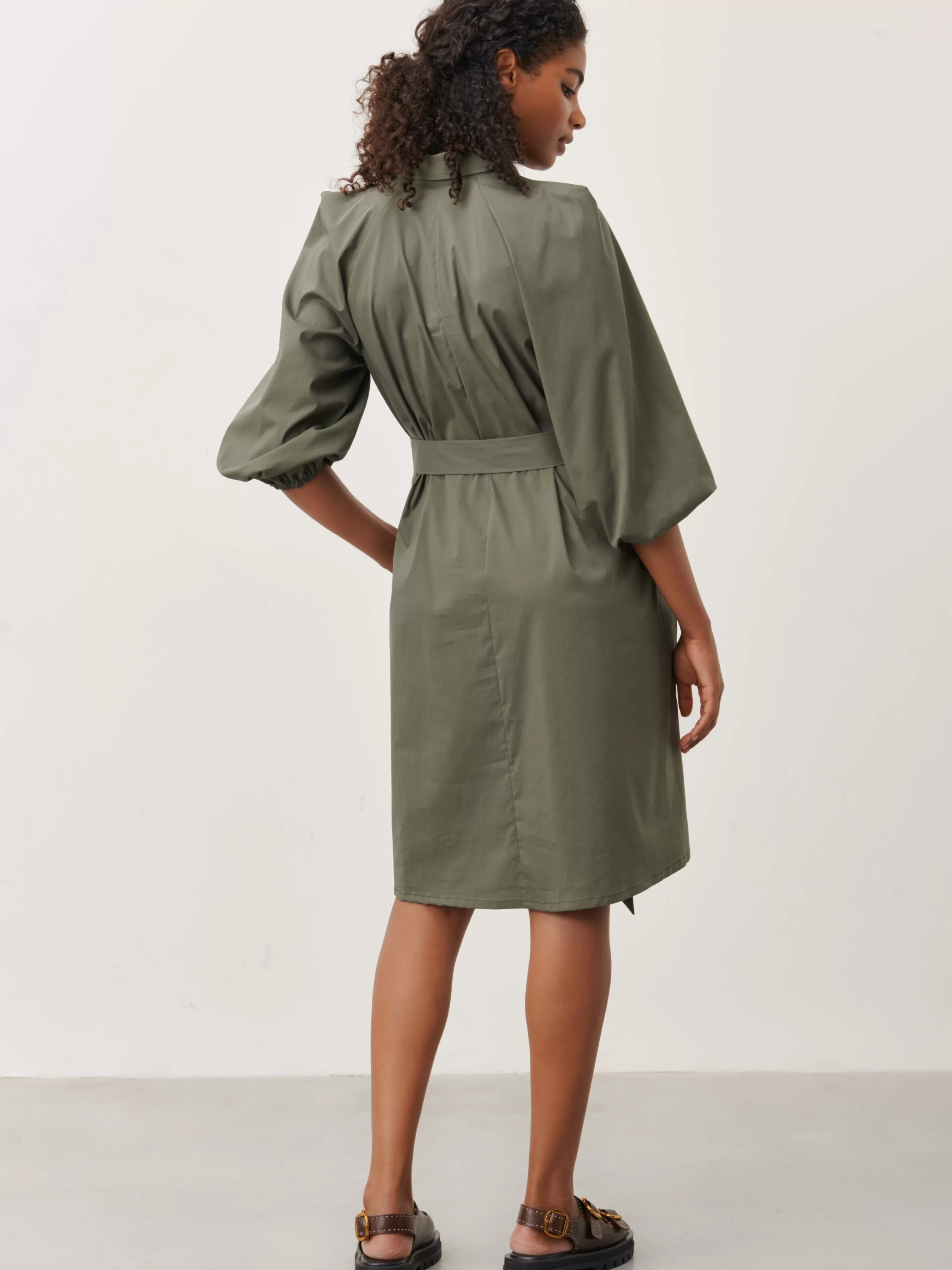 Jane Lushka Carlen Dress Short | Army