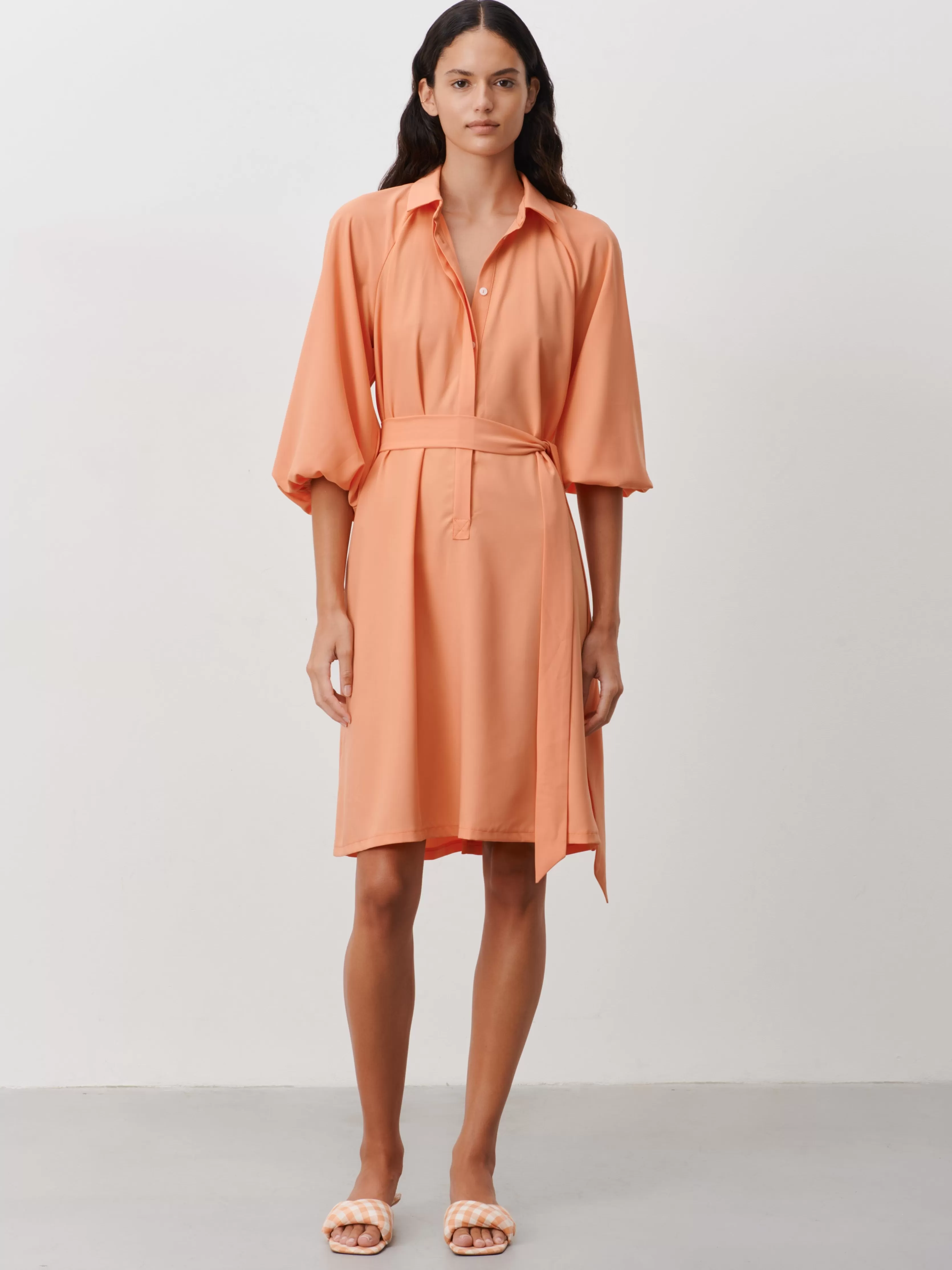 Jane Lushka Carlen Short Dress | Orange