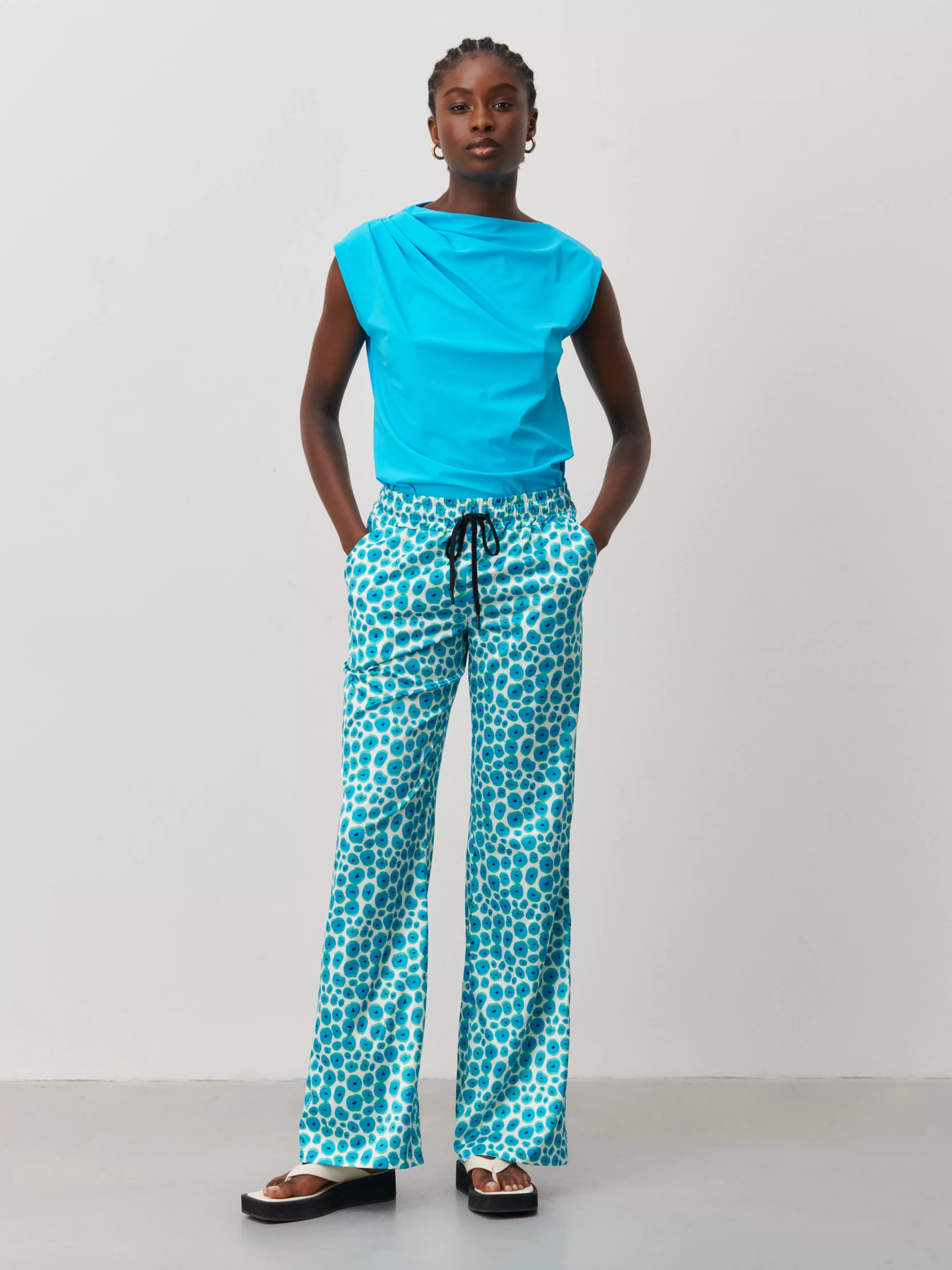 Jane Lushka Carola Pants | Aqua