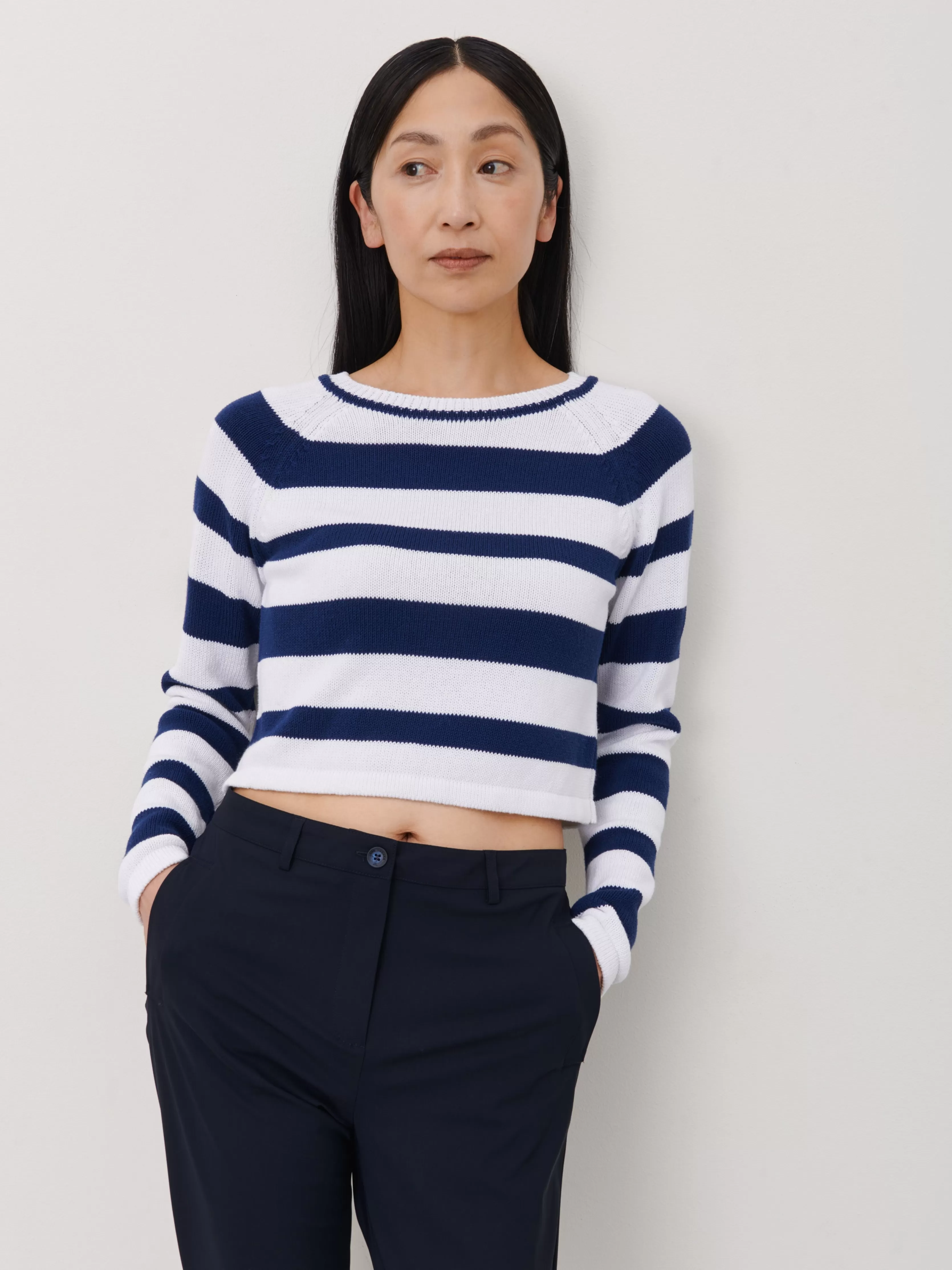 Jane Lushka Crop Pullover 2015A1 | Light Blue