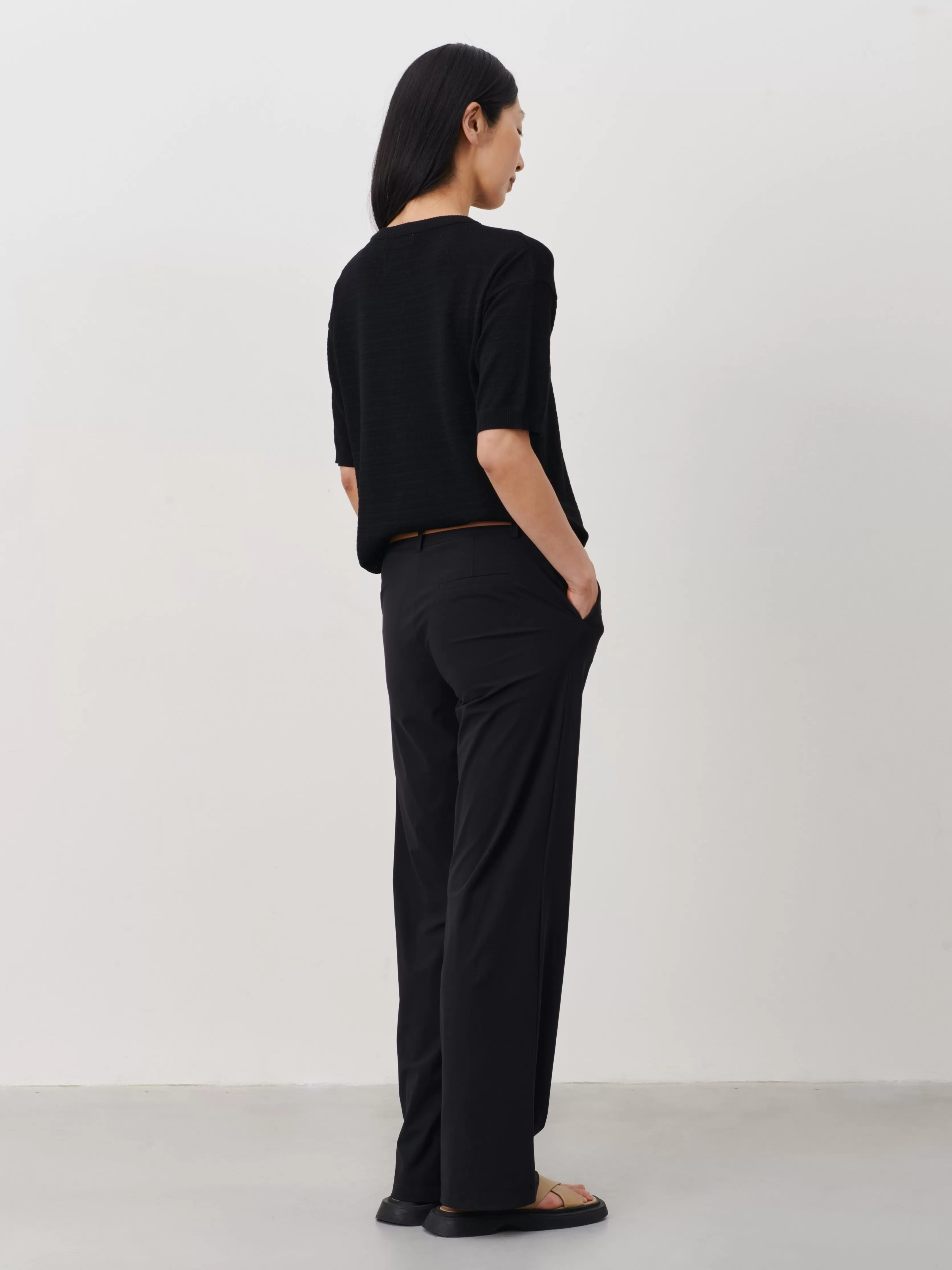 Jane Lushka Landa Pants Technical Jersey | Black