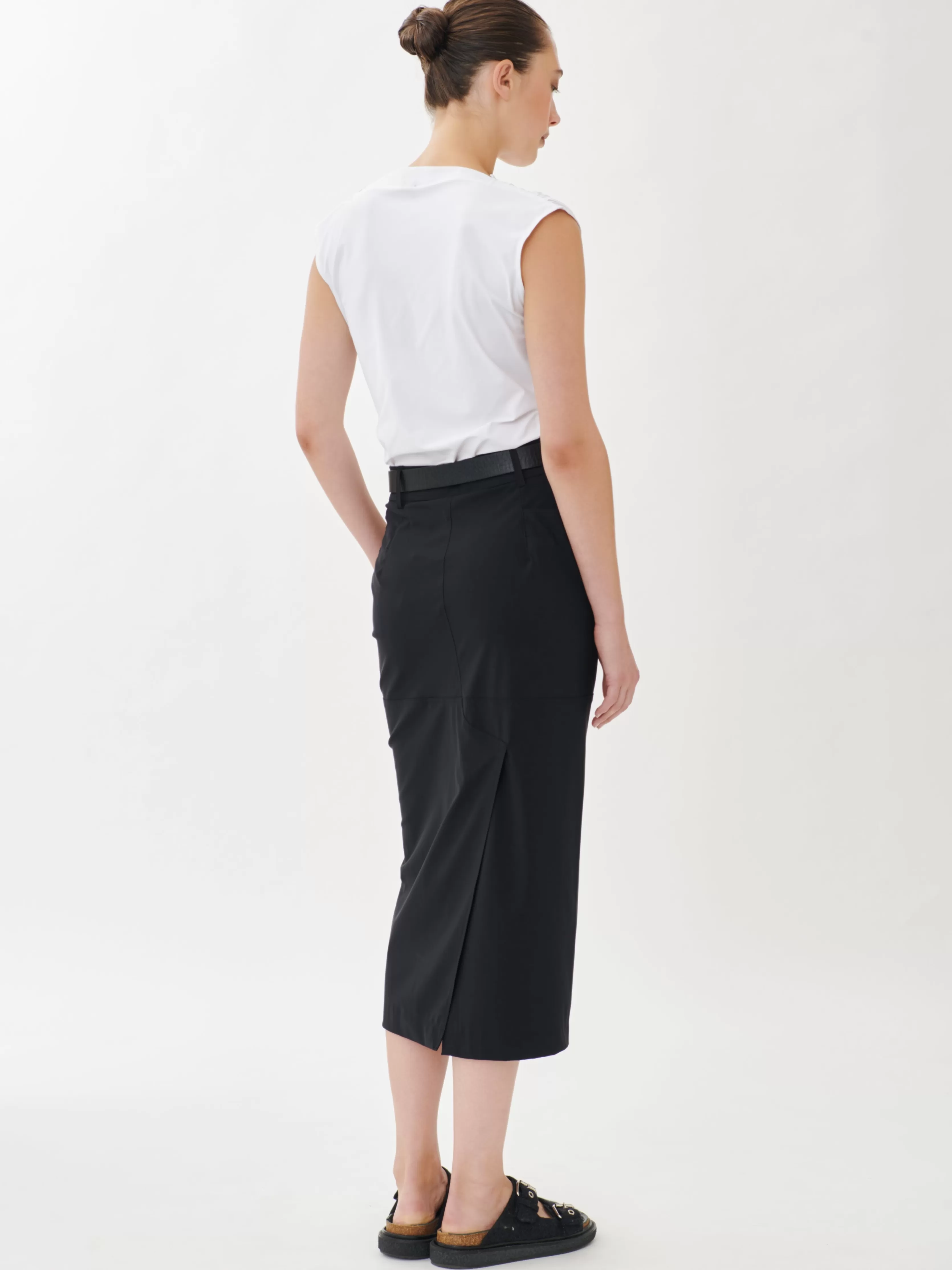 Jane Lushka Petra Skirt Technical Jersey | Black